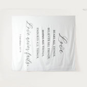 Tenture Bannière de fond de mariage moderne (Devant (Horizontal))