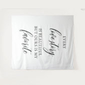 Tenture Bannière de fond de mariage rustique (Devant (Horizontal))