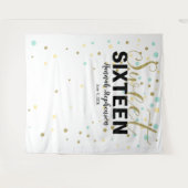 Tenture bannière de fond pour photobooth d'anniversaire sw (Devant (Horizontal))