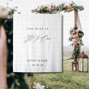 Tenture Bannière de fond pour photos de mariage en calligr