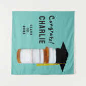 Tenture Bannière de la fête de graduation de l'école de ph (Devant (Horizontal))