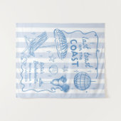 Tenture Bannière de l'enterrement de vie de jeune fille La (Devant (Horizontal))