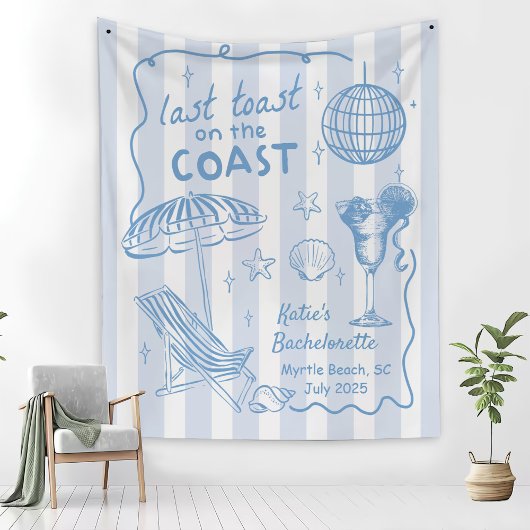 Tenture Bannière de l'enterrement de vie de jeune fille La