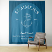 Tenture Bannière de l'enterrement de vie de jeune fille mo (En situation)