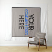 Tenture Bannière de logo de salon professionnel d'entrepri (En situation (horizontale))