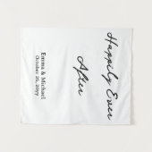 Tenture Bannière de mariage personnalisée Signe de cérémon (Devant (Horizontal))