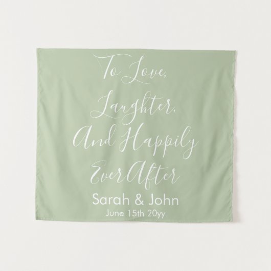 Tenture Bannière de réception de l'emplacement chic person (Devant (Horizontal))