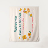 Tenture Bannière de rentrée Décoration de salle de classe  (Devant)