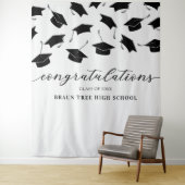 Tenture Bannière de réunion de remise de diplôme (En situation)