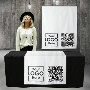 Tenture Bannière de Runner Table personnalisée Logo d'entr