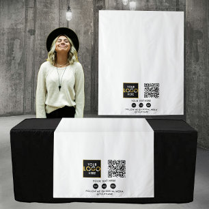 Tenture Bannière de Runner Table personnalisée Logo d'entr