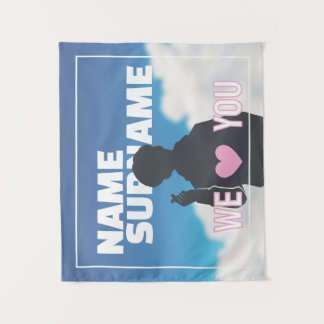 Tenture Bannière de soutien personnalisée pour idole Kpop