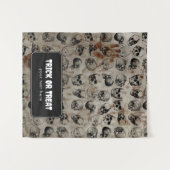 Tenture Bannière de suspension de table d'Halloween (Devant (Horizontal))