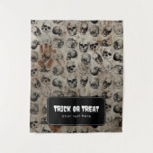 Tenture Bannière de suspension de table d'Halloween (Devant)