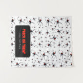 Tenture Bannière de suspension de table d'Halloween (Devant (Horizontal))