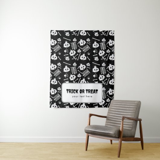 Tenture Bannière de suspension de table d'Halloween (En situation)