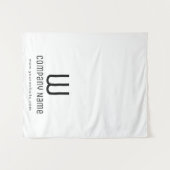 Tenture Bannière de table personnalisée moderne pour entre (Devant (Horizontal))