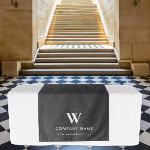 Tenture Bannière de table personnalisée pour entreprise en