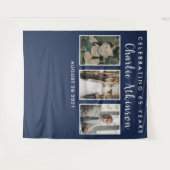 Tenture bannière de toile de fond de collage photo pour 65 (Devant (Horizontal))