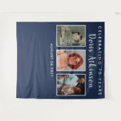 Tenture bannière de toile de fond de collage photo pour 70 (Devant (Horizontal))