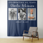 Tenture bannière de toile de fond de collage photo pour le (En situation)