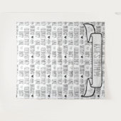 Tenture Bannière de toile de fond de fête d'anniversaire d (Devant (Horizontal))