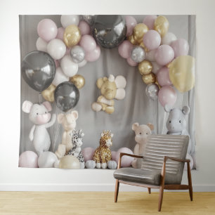 Tenture Bannière de toile de fond de mur pour Baby Shower