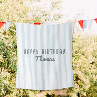 Tenture Bannière de toile de fond de nom d'anniversaire pe