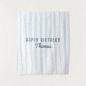 Tenture Bannière de toile de fond de nom d'anniversaire pe (Devant)