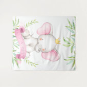 Tenture Bannière de toile de fond pour Baby Shower de bébé (Devant (Horizontal))