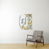 Tenture Bannière de toile de fond pour Baby Shower Sunflow (En situation)