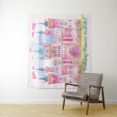 Tenture Bannière de toile de fond pour fête d'anniversaire (En situation)