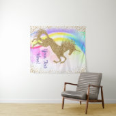 Tenture Bannière de toile de fond pour fête d'anniversaire (En situation (horizontale))