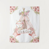 Tenture Bannière de toile de fond pour fête prénatale trib (Devant)