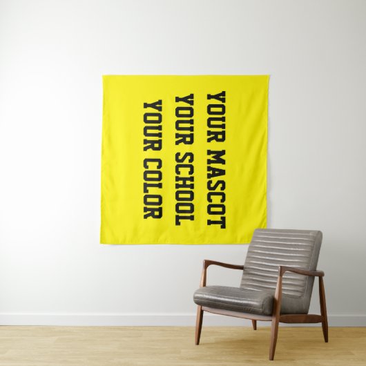 Tenture Bannière d'indicateur d'impact de l'école secondai (En situation (horizontale))