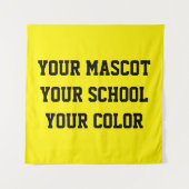 Tenture Bannière d'indicateur d'impact de l'école secondai (Devant)