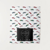 Tenture Bannière du coureur de table Business Logo Camions (Devant)