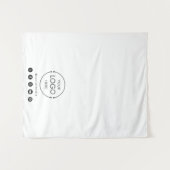 Tenture Bannière du coureur de table Business Logo Médias  (Devant (Horizontal))