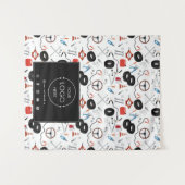 Tenture Bannière du coureur de table Business Logo Pièces  (Devant (Horizontal))