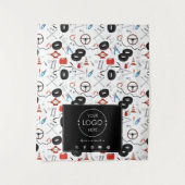 Tenture Bannière du coureur de table Business Logo Pièces  (Devant)