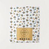 Tenture Bannière du coureur de table Business Logo Social  (Devant)