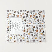 Tenture Bannière du coureur de table Business Logo Social  (Devant (Horizontal))