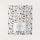 Tenture Bannière du coureur de table Business Logo Social  (Devant)