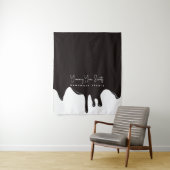 Tenture Bannière du coureur de table de fusion de chocolat (En situation)