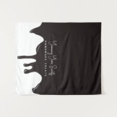 Tenture Bannière du coureur de table de fusion de chocolat (Devant (Horizontal))