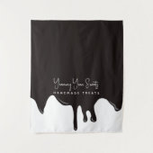 Tenture Bannière du coureur de table de fusion de chocolat (Devant)