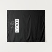 Tenture Bannière du coureur de table DJ Business (Devant (Horizontal))