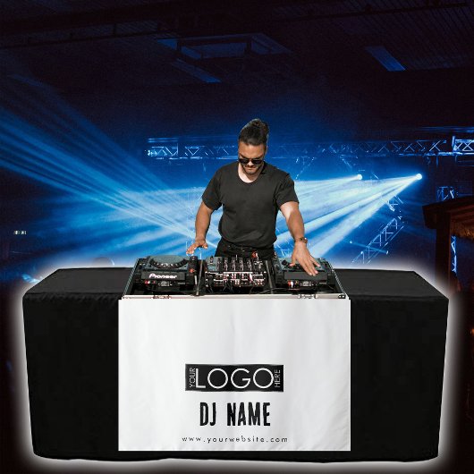Tenture Bannière du coureur de table DJ Business