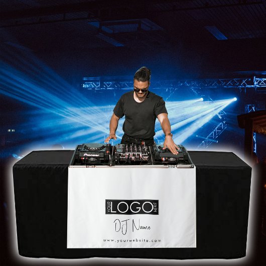 Tenture Bannière du coureur de table DJ Business