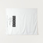 Tenture Bannière du coureur de table DJ Business (Devant (Horizontal))